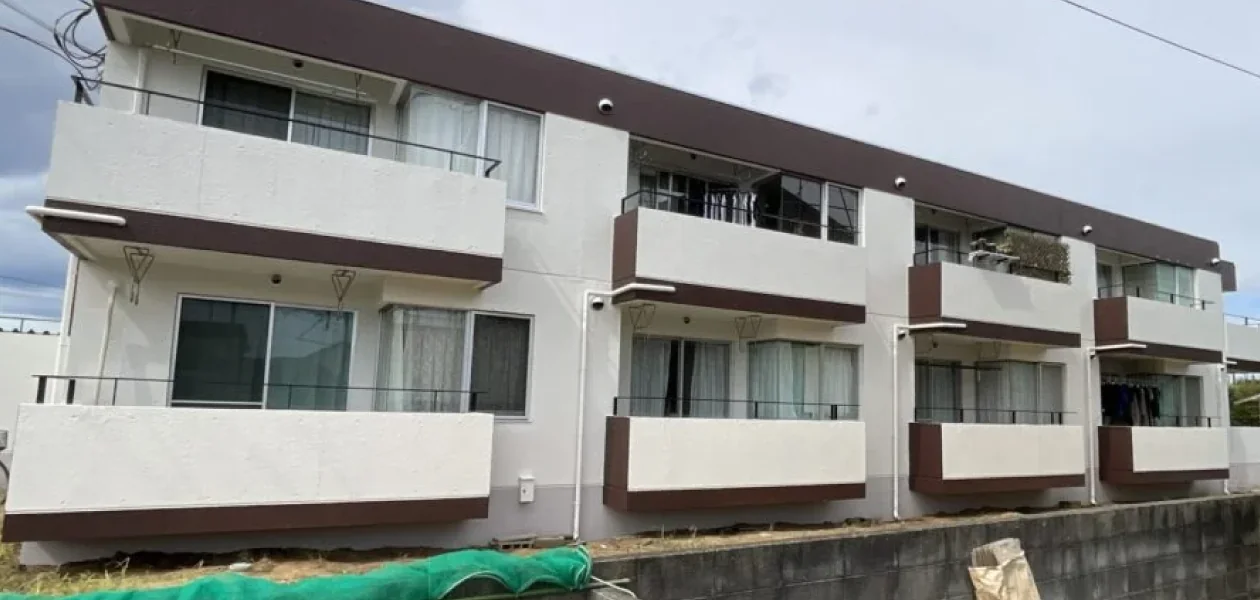 外壁塗装（アパート）Afterイメージ