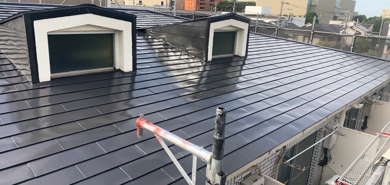 屋根塗装（アパート）Afterイメージ