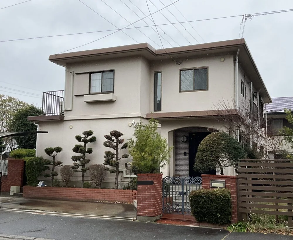 つくば市 外壁塗装工事Beforeイメージ