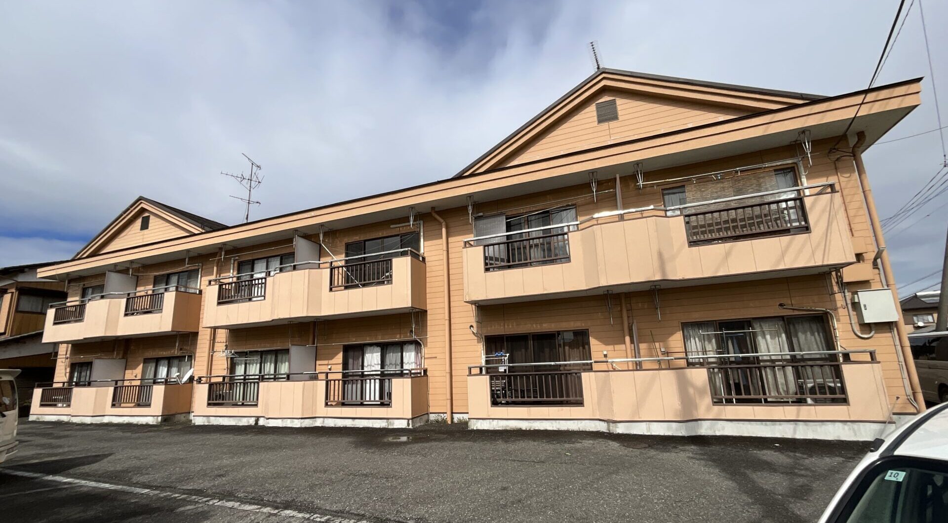 常総市アパート修繕工事Beforeイメージ