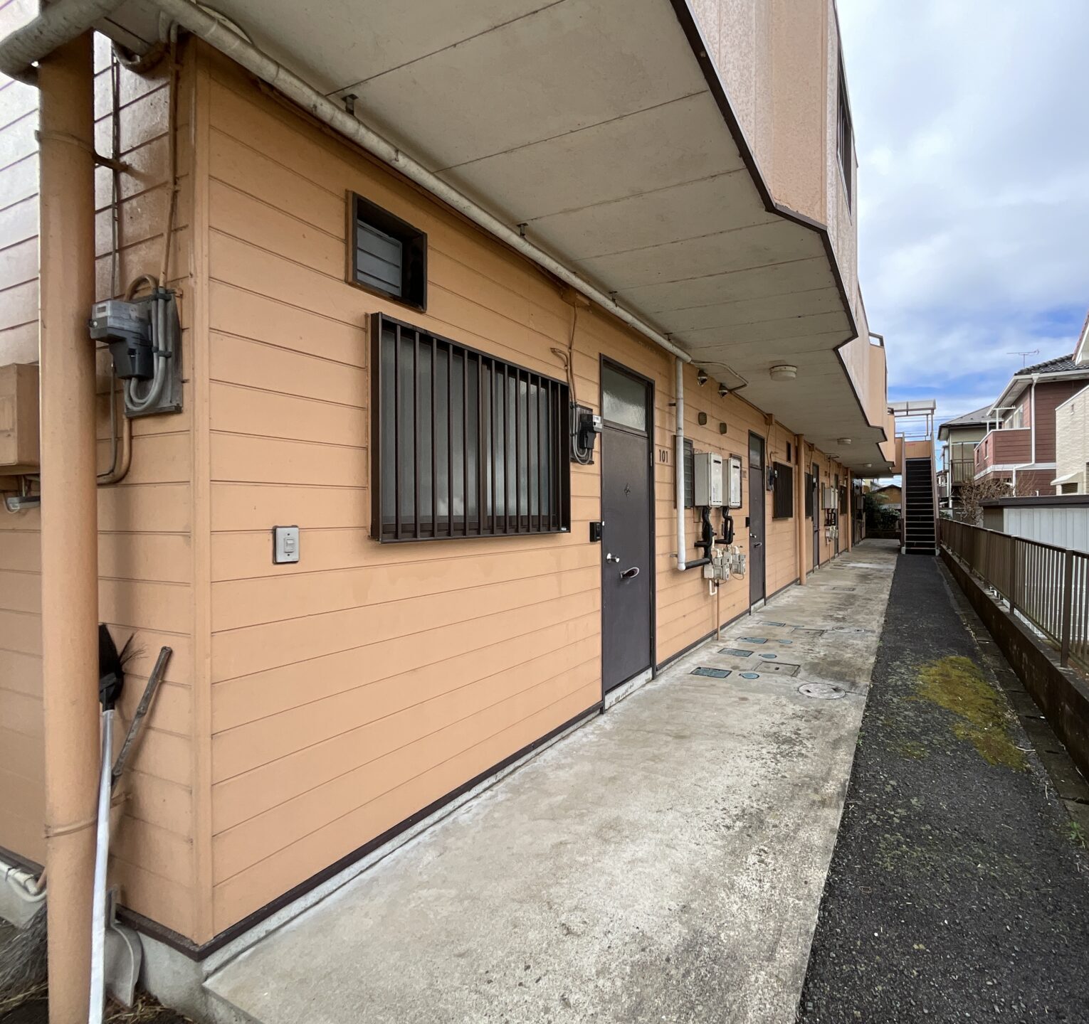 常総市アパート修繕工事Beforeイメージ